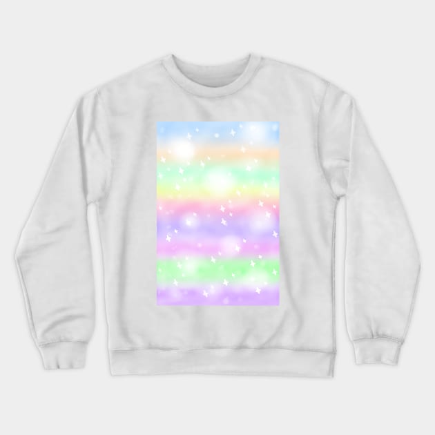 Pastel Rainbow Crewneck Sweatshirt by ShionS3